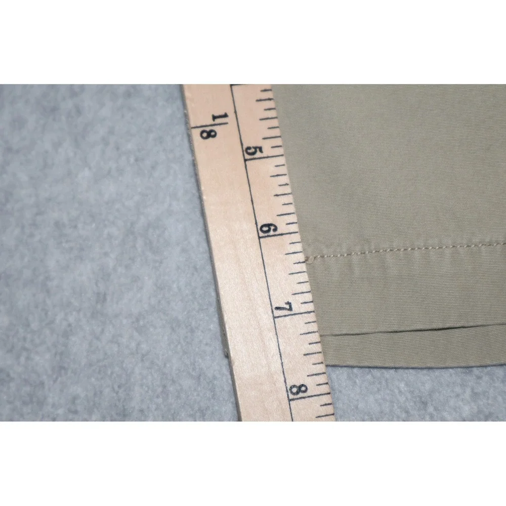 Tommy Bahama Cargo Shorts Mens Large Khaki Tan Cotton Drawstring Elastic Waist